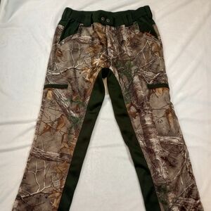Realtree Xtra Night Forest Camouflage Hunting Pants Large Deer Leaves Tree Camo